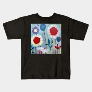 Playful Field of Flowers Nr. 3 Kids T-Shirt